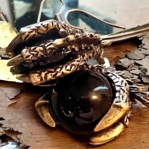 Dragon Claw Earrings DND player Gothic